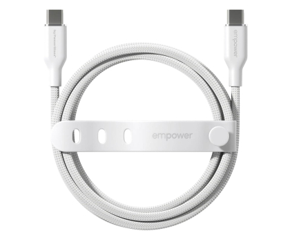Kabel PanzerGlass empower Racing 60W USB-C 2m Silver White